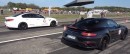 750 HP BMW M5 Drag Races Porsche 911 Turbo S