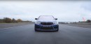 Stage 2 tuned BMW M5 Competition and Porsche 991.2 Turbo S Cabriolet drag race