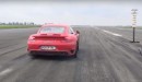 780 HP Porsche 911 Turbo S vs 800 HP Nissan GT-R Launch Control Battle