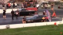 Stick shift 1992 Chevrolet S10 drag races turbo Ford Mustang and Camaro at MITM Elite