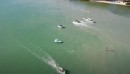 Monstermax goes for a swim in Florida in insane stunt
