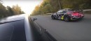 800 HP Porsche 911 Turbo S Drag Races 800 HP Audi RS7 in Russia