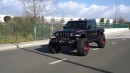 850 HP Demon-Swapped Gladiator Is the Muscle Car of Jeeps, Has 40-Inch Wheels