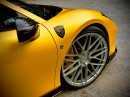 850 HP Ferrari F8 Spider Keyvany Hayula Satin yellow and Black