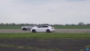 Ford Mustang drags the horsepower out of a BMW M3