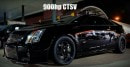870 HP Dodge Charger Hellcat Drag Races 900 HP Cadillac CTS-V