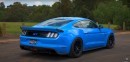 Procharged Ford Mustang Drag Car