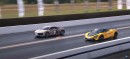 McLaren 720S vs Audi R8 in Moscow
