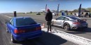 900 HP Porsche 911 Turbo Drag Races Audi S2 Sleeper