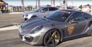 900 HP Porsche 911 Turbo Races 640 HP Golf R, Gives It a Head Start