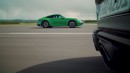 911 Carrera GTS hybrid drag races 911 Carrera GTS