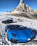 Instagram supercar trip in Italian Alps