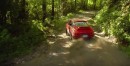 Porsche 911 Safari drifting on gravel