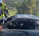 1994 Ferrari F355 burns down to a crisp in France, en route to test drive with potential buyer