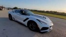 Corvette ZR1 C7 takes on a first-generation Lexus IS 300, both tuned