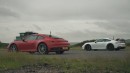 Porsche 911 GT3 v Carrera: Race v Base DRAG RACE