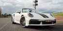 How much slower is a car without its roof? Porsche 911 Turbo tested!