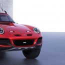 993 Porsche 911 Turbo "Lifted Life" rendering