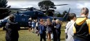 NH90 Chopper Pays a Visit to a School in New Zealand