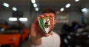 Jeweler Bobby White makes a custom diamond, ruby and emerald badge for a very special Lamborghini Urus