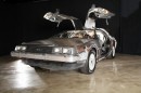 Custom DeLorean Time Machine, built with original parts from the DMC-12 show in Back to the Future