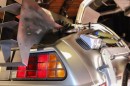 Custom DeLorean Time Machine, built with original parts from the DMC-12 show in Back to the Future