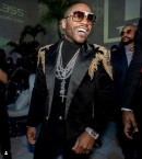 Floyd Mayweather dripping in diamonds head to toe, arriving at his 44th birthday party