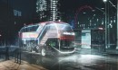 Double-decker Bus Cyberpunk 2077