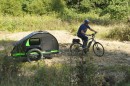 The Mody teardrop trailer for e-bikes offers sleeping for one and some storage space, is perfect for weekend getaways