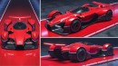 Ferrari F1X-76 Stradale rendering by franart_design on car.design.trends