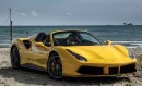 A Ferrari 488 Spider was picked up by police