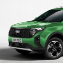 Ford E-Courier Pickup Truck rendering by KDesign AG