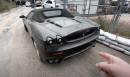Luxury and sports cars abandoned near Mickey Rourke's Hollywood home