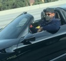 LeBron James seen driving his limited-edition Porsche 918 Spyder in Los Angeles