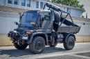 A 2003 Mercedes-Benz Unimog U500 is listed at auction in mint condition, fails to meet the reserve