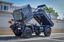 A 2003 Mercedes-Benz Unimog U500 is listed at auction in mint condition, fails to meet the reserve