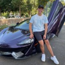Influencer The DonLad with the 2019 McLaren 570S he bought for his mom and custom-wrapped in her favorite color