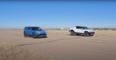Rivian R1S vs. Hummer EV Pickup Brake Test