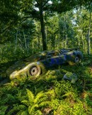 Abandoned Bugatti EB110 Restoration rendering