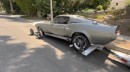 1968 Ford Mustang Eleanor replica is towed away