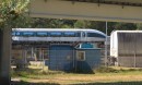 abandoned maglev train in Emsland, Germany