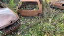 classic cars on abandoned U.K. property