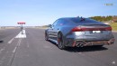Daniel Abt's ABT 730-hp Audi RS7-R vs. 829-hp Mercedes-AMG E 63 S GerCollector drag and roll races