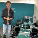 Ed Westwick At Silverstone Circuit