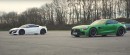 Acura NSX vs. Mercedes-AMG GT R Drag Race
