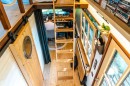 Musician's tiny house is very tiny, still has a full music studio and a micro-balcony