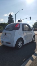 Adorable Google Self-Driving Car Spotted on Multiple Occasions with No Steering Wheel