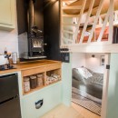 The Ellèbore tiny house uses a reverse layout to create the coziest family home on wheels