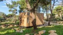 Adraga tiny house is a minimalist, cozy and self-sufficient home for two