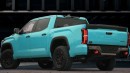 2024 Toyota Tacoma Trailhunter rendering by Halo Oto & GFcar